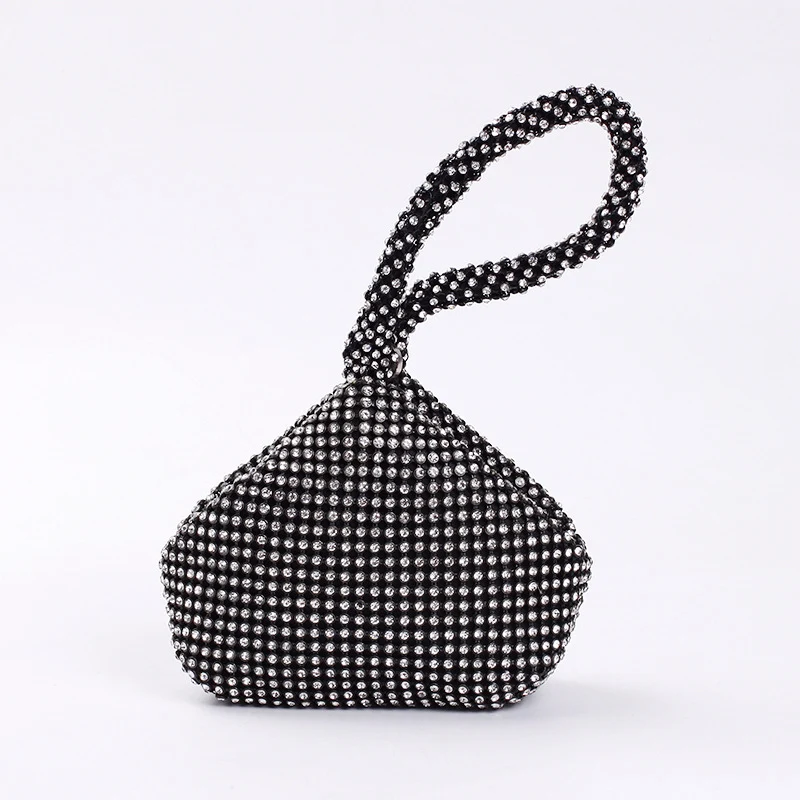 Cross-border Rhinestone Clutch Fashion Portable Cosmetic Bag Mine Bag Women's European and American Style Evening Bag Handbag