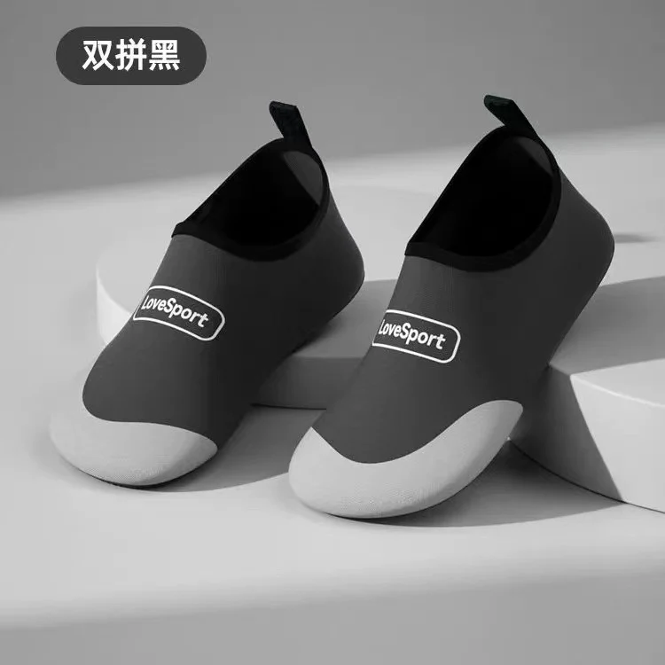 Striped beach shoes snowflake shoes socks beach socks diving snorkeling shoes indoor fitness shoes solid color yoga shoes