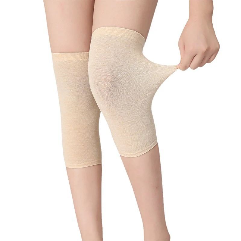 Men's and Women's Air-conditioned Room Warm Knee Cover Joint Sports Leg Cover Thin Pure Cotton Breathable Knee Pad