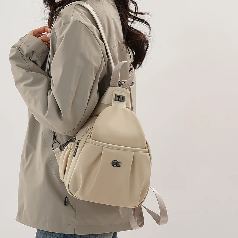 Outdoor Travel Backpack Women's New Chest Bag Lightweight Commuting Crossbody Bag Sports Mountain Climbing Multifunctional Small Backpack