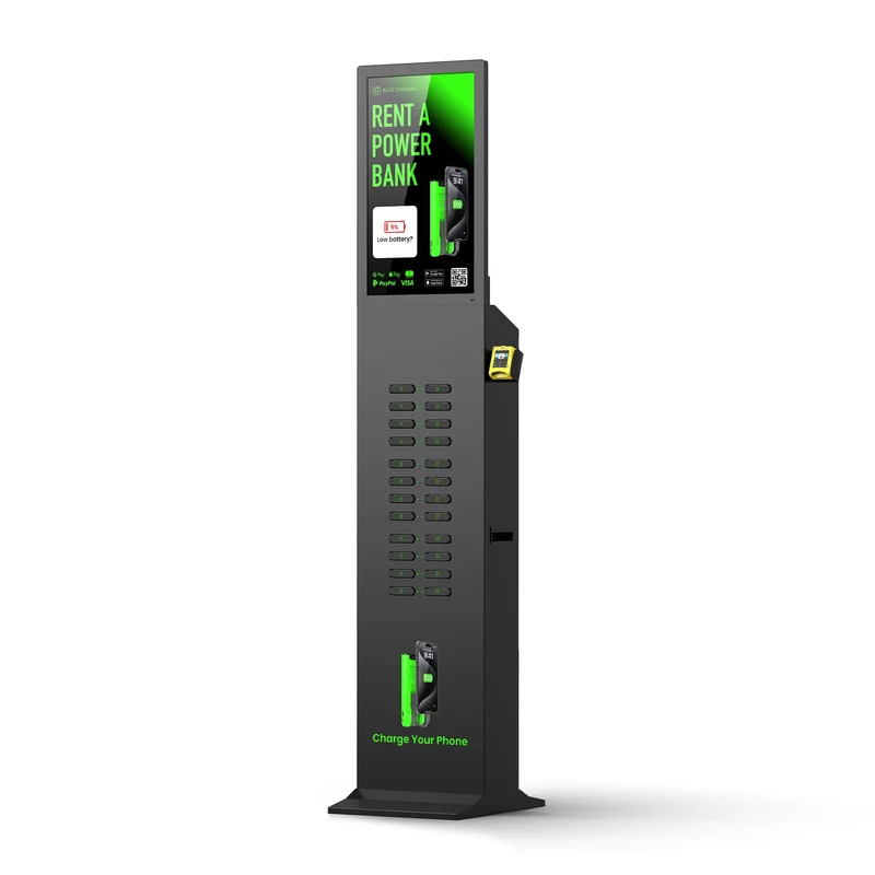 24 Slot Fast Charging Station Rental Electric PD Function Type-C Port Power Bank Docking Station Charge Vending Machine