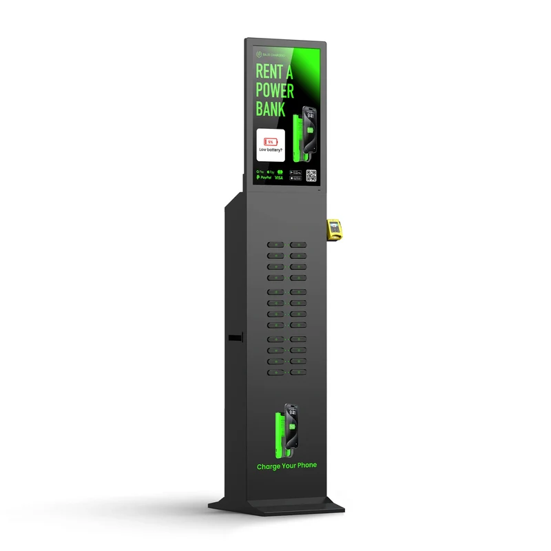 24 Slot Fast Charging Station Rental Electric PD Function Type-C Port Power Bank Docking Station Charge Vending Machine