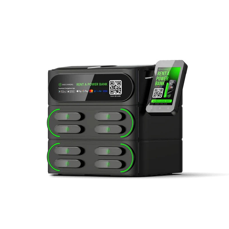 Original Factory Sharing Power Bank Rental Station with POS Bajie Charging Cell Phone Charging Vending Machines for Commercial