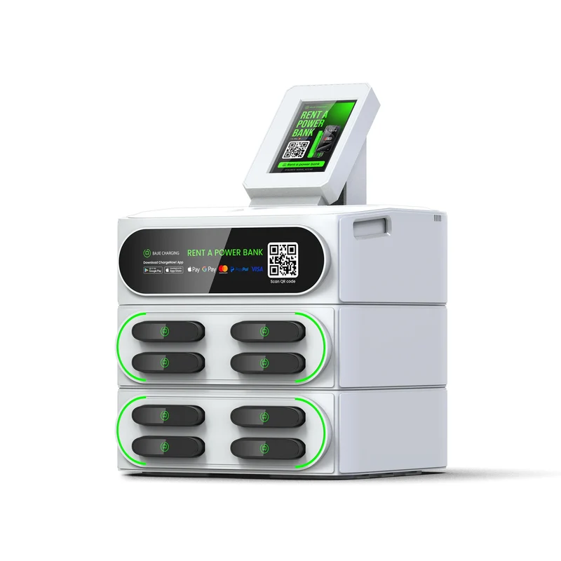 Original Factory Sharing Power Bank Rental Station with POS Bajie Charging Cell Phone Charging Vending Machines for Commercial