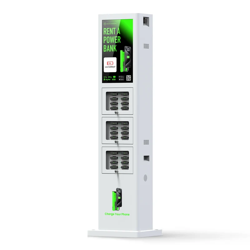 Waterproof 4G Portable Power Station 6000mAh Fast Charging Vending Phone Charging Station with LED Features Rental Power Bank