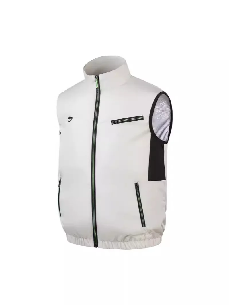 New sleeveless fan clothing air conditioning clothing summer outdoor heatstroke cooling clothes with fan Japan and South Korea cross-border wholesale