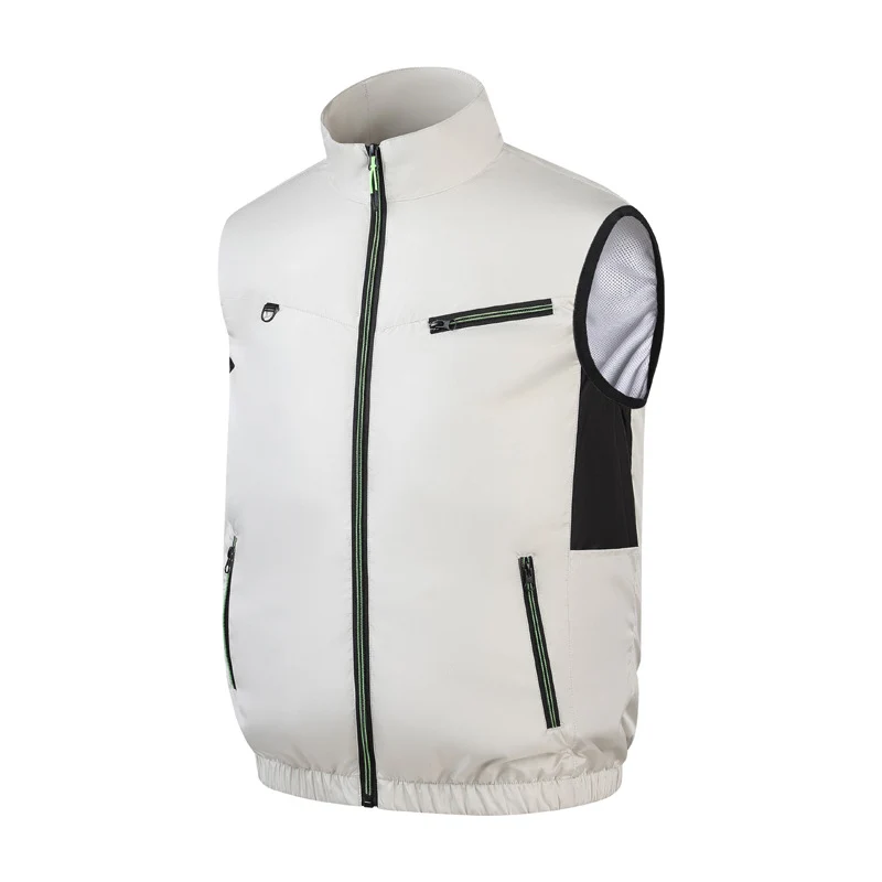 New sleeveless fan clothing air conditioning clothing summer outdoor heatstroke cooling clothes with fan Japan and South Korea cross-border wholesale