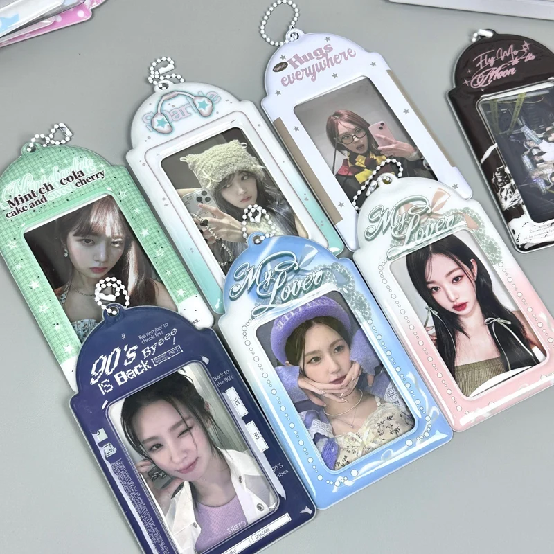 Supply Original Card Sleeve Small Card PVC Earth Flavor Star-chasing Aidou Campus Card Storage Card Bag Display Pendant Protective Cover