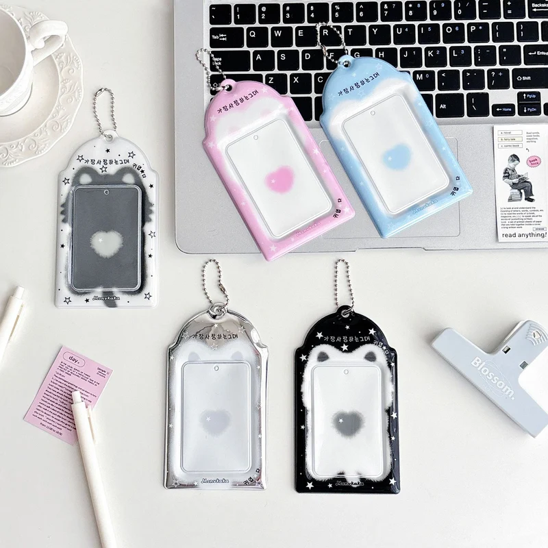 Original Blurry Animal 3inch Card Holder Pvc Card Holder Star Chasing Small Card Random Card Storage Card Bag Card Holder Protective Cover