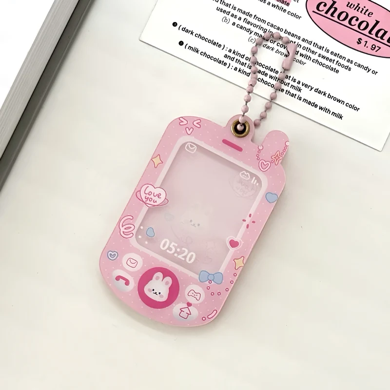 Original cute mobile phone puppy 1 inch ID photo magnetic card set card brick goo card goo plate acrylic hard card set