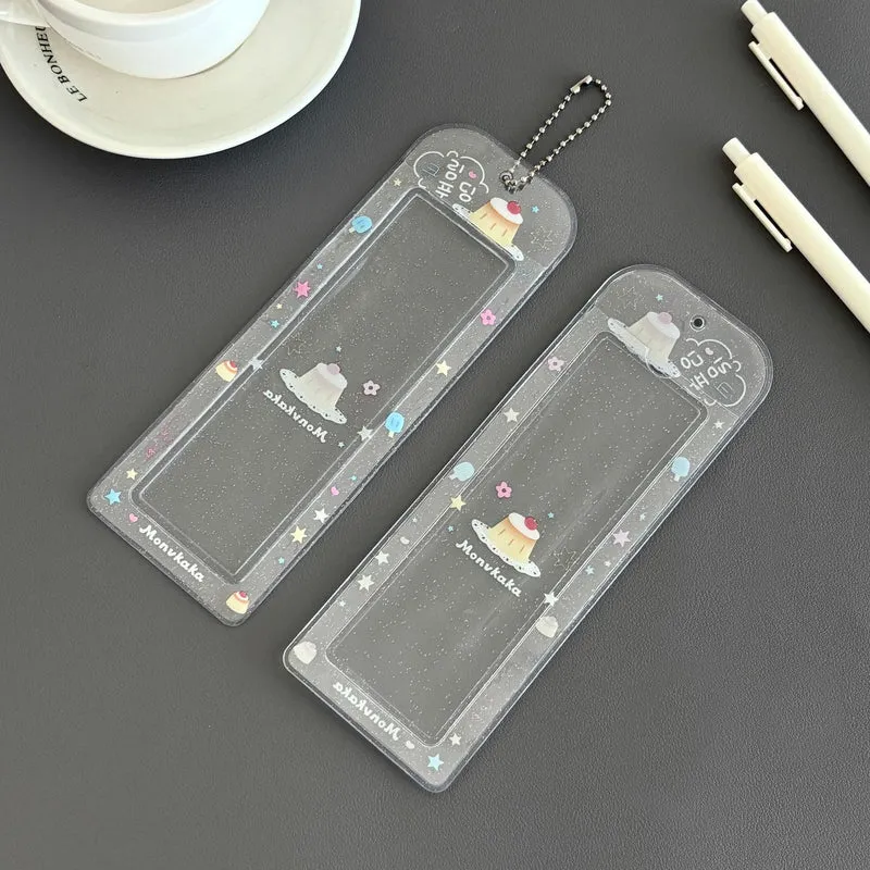 Original Summer Dessert Four-Frame Card Holder Idol Small Card Life Four-Frame Glitter Card Holder Star-Chasing Storage Card Holder