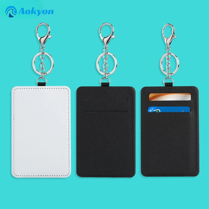 Heat Transfer Sublimation Traffic Card Holder Work Id Card Holder with Printable Designs, Keychain, White Disney Card Holder