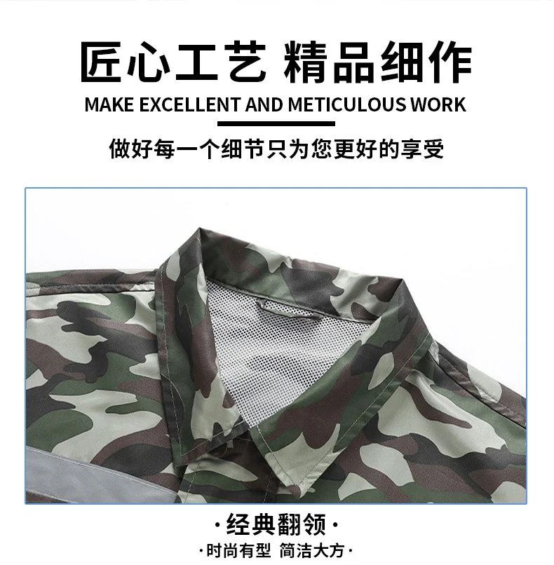 Cross-Border Cooling Air-Conditioning Clothing with Reflective Strips and Fan Cooling Clothing for Men and Women Labor Protection Summer Outdoor Work Clothes