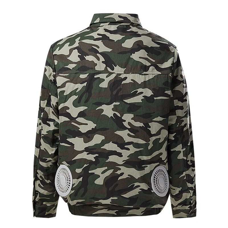 Air-Conditioned Clothing Men's Summer Outdoor Labor Protection Work Clothes Charging Refrigeration Welder High Temperature Heatstroke Prevention Cooling Fan Clothing