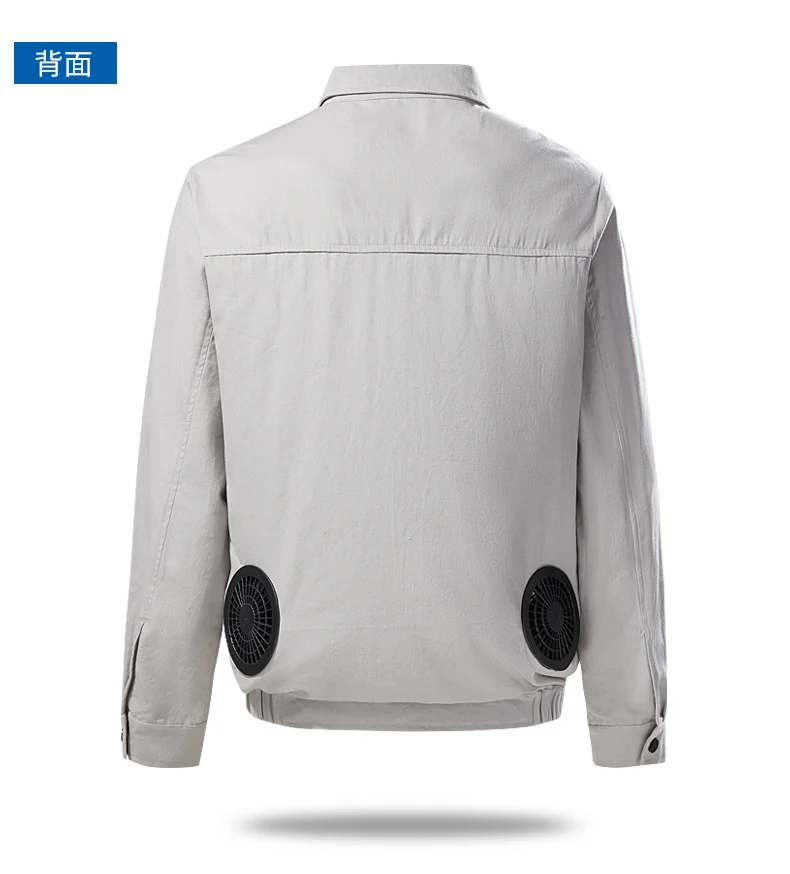 Air-Conditioned Clothing Men's Summer Outdoor Labor Protection Work Clothes Charging Refrigeration Welder High Temperature Heatstroke Prevention Cooling Fan Clothing