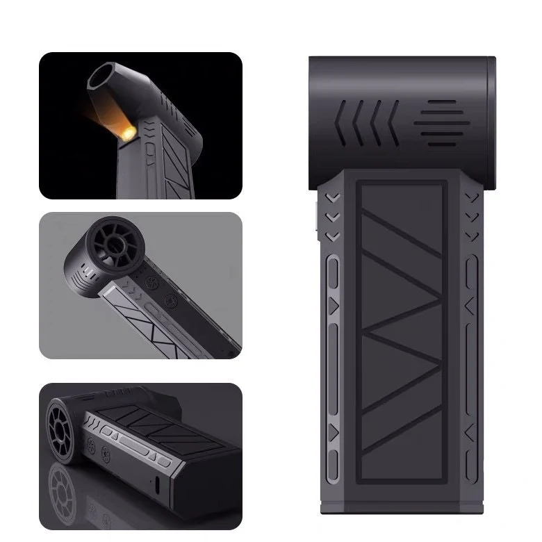Cross-Border Violent Fan-Style Popular Internet Celebrity Hair Dryer, Turbine High-Speed Handheld Ducted Powerful Hair Dryer for Outdoor Use