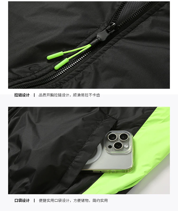 Summer new short-sleeved heatstroke prevention and cooling with fan air conditioning clothing men's work charging refrigeration welder cooling overalls