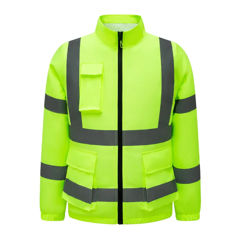 New Cooling Air-Conditioning Clothing, Reflective Long-Sleeved Work Clothes with Three Fans, Labor Protection Clothing, Outdoor Sun Protection Duty Clothing