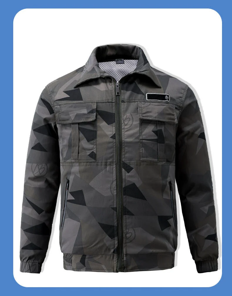 Summer Cooling Air-Conditioned Clothing for Men, Refrigeration Clothing with Fan, Welding Site Heatstroke Prevention Labor Protection Work Clothes