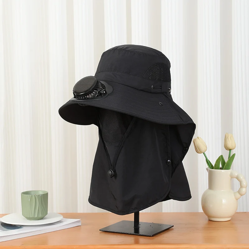 New Sun Hat for Men and Women in Summer, Uv Protection, Neck Protection, Sun Protection, Solar Fan Hat, Outdoor Mountaineering Fisherman Hat