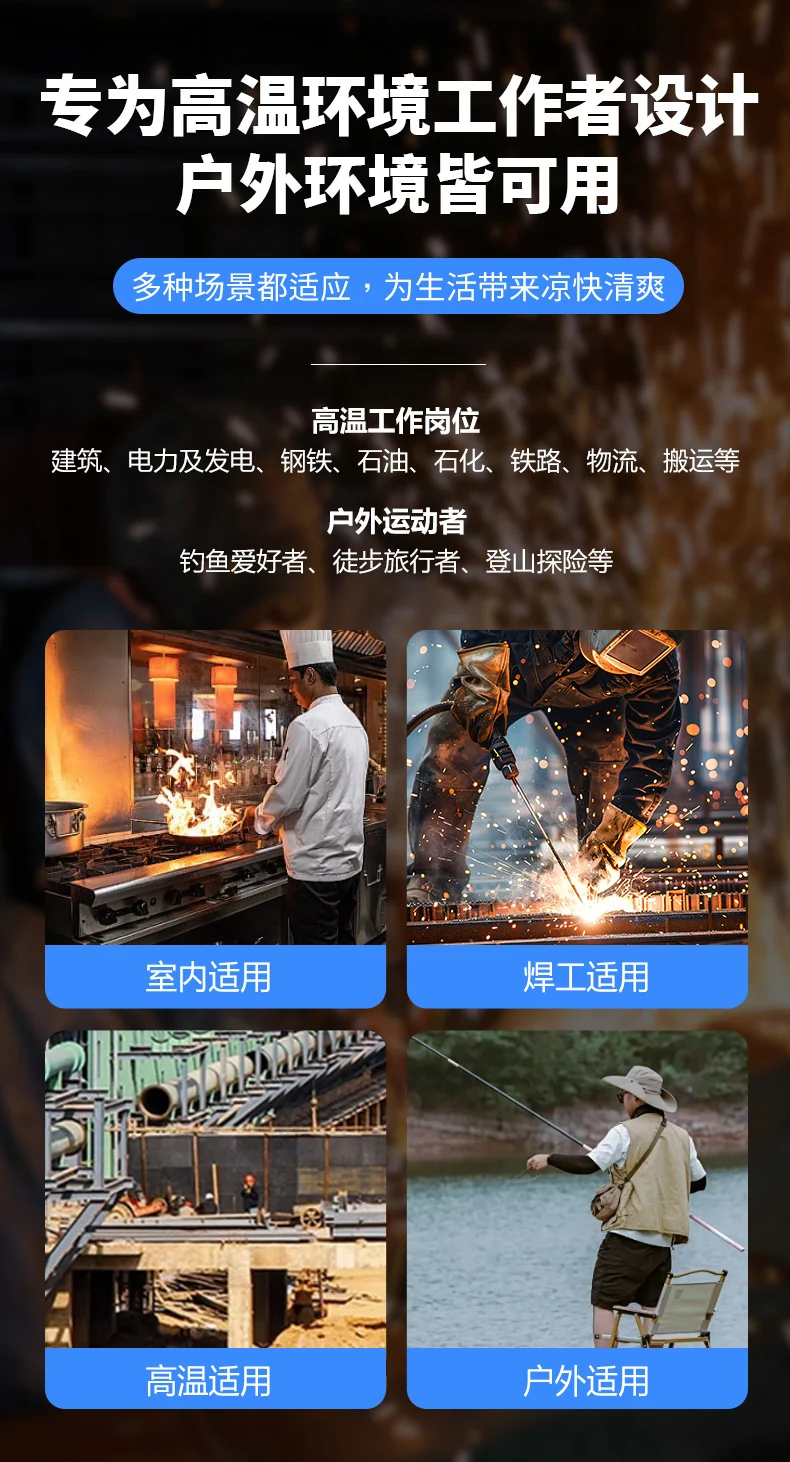 New Summer Fan Clothes Construction Site Cooling Air-Conditioning Clothes Outdoor Reflective Strip Air-Conditioning Clothes Men's Style with Fan