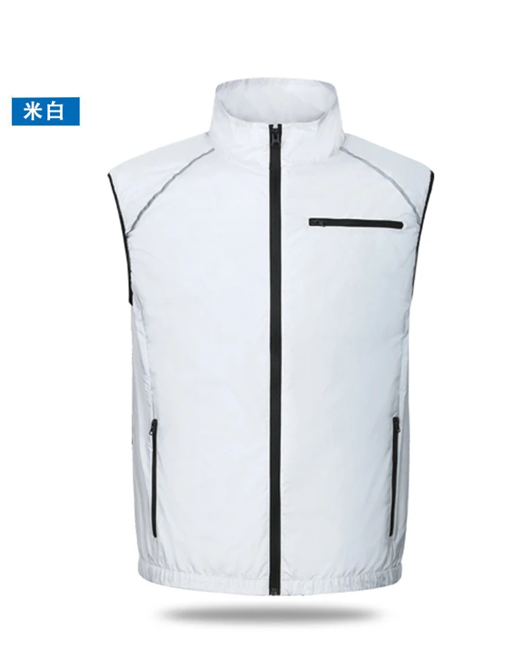 Wholesale air conditioning clothing sleeveless summer heatstroke prevention and cooling clothing with fan construction site labor protection clothing cross-border Japanese and Korean explosions