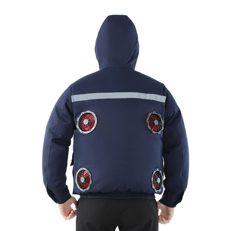 Summer Air-Conditioned Clothing for Outdoor Labor Protection, Cooling and Sun Protection Clothing, Hooded Fan Clothing for Men and Women, Specially Designed for Outdoor Labor Protection