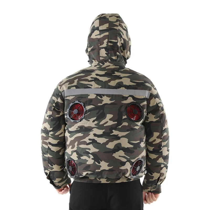 Summer Air-Conditioned Clothing for Outdoor Labor Protection, Cooling and Sun Protection Clothing, Hooded Fan Clothing for Men and Women, Specially Designed for Outdoor Labor Protection