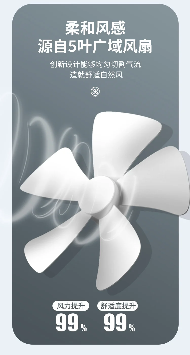 Factory wholesale New USB small fan adjustable speed timing office desktop fan dormitory clip fan one-piece delivery