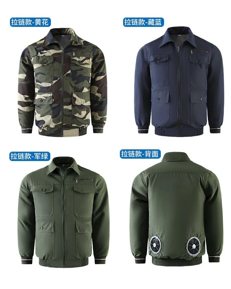 25 New Air-conditioning Clothes with Fan Outdoor Work Air-conditioning Shirt Factory Direct Cross-border Wholesale Exclusive