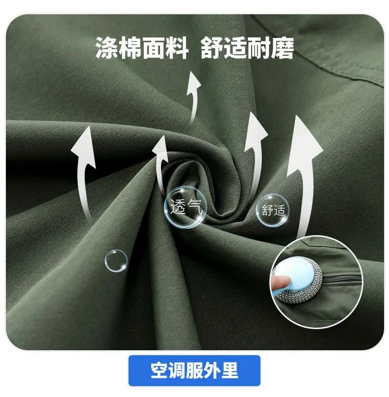 25 New Air-conditioning Clothes with Fan Outdoor Work Air-conditioning Shirt Factory Direct Cross-border Wholesale Exclusive