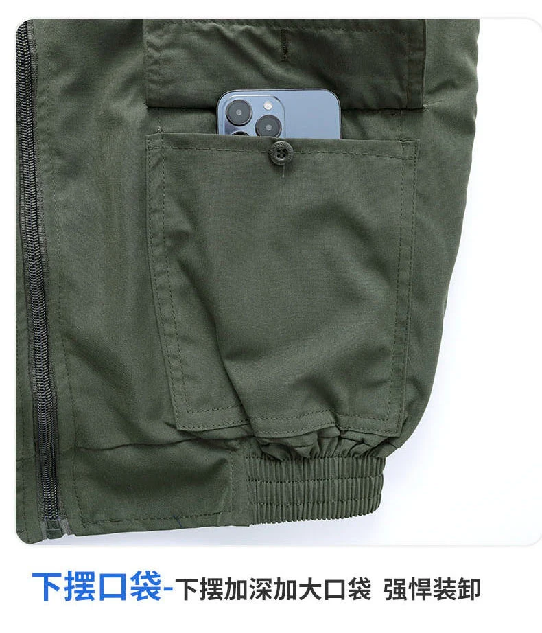 25 New Air-conditioning Clothes with Fan Outdoor Work Air-conditioning Shirt Factory Direct Cross-border Wholesale Exclusive