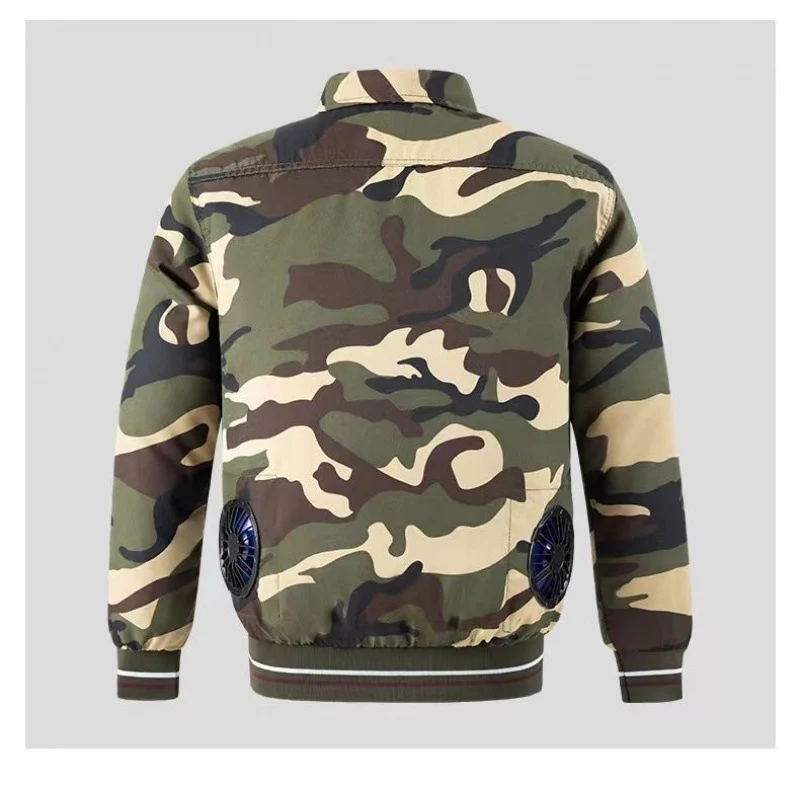 25 New Air-conditioning Clothes with Fan Outdoor Work Air-conditioning Shirt Factory Direct Cross-border Wholesale Exclusive