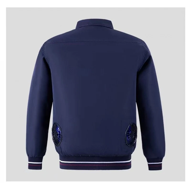 25 New Air-conditioning Clothes with Fan Outdoor Work Air-conditioning Shirt Factory Direct Cross-border Wholesale Exclusive