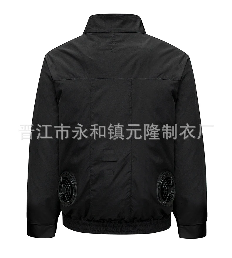 Cross-Border Summer Cooling Air-Conditioning Clothing with Fan Refrigeration Workwear Outdoor Heatstroke Prevention Fan Clothing Men's Labor Protection Clothing Work Clothes