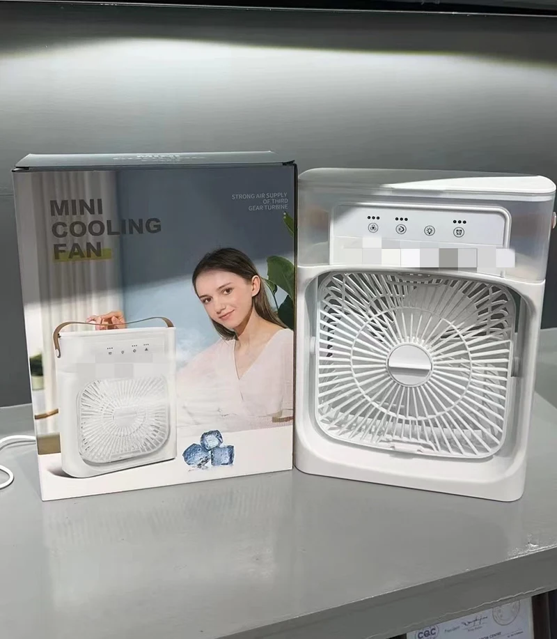 Five-hole spray refrigeration fan desktop electric fan student dormitory office desktop small fan professional generation