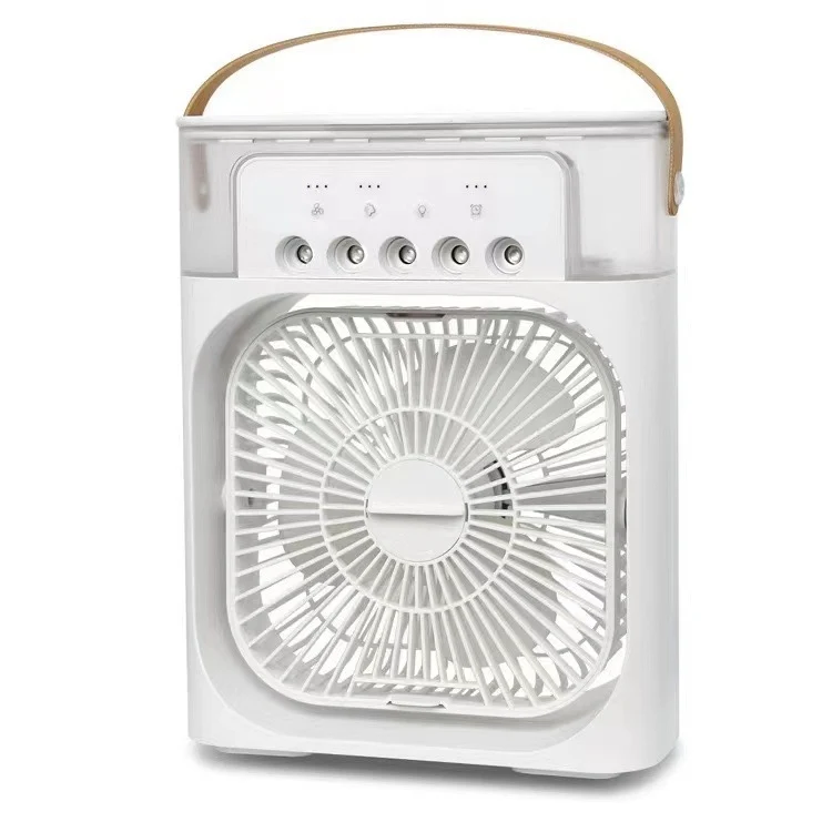 Five-hole spray refrigeration fan desktop electric fan student dormitory office desktop small fan professional generation
