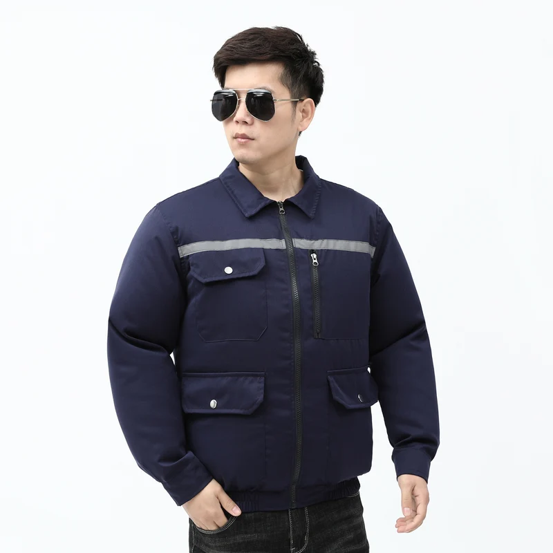 Heatstroke Prevention and Cooling Air Conditioning Clothes Men's Work Clothes Refrigeration with Fan Charging Site Labor Protection Clothes Welder Jacket