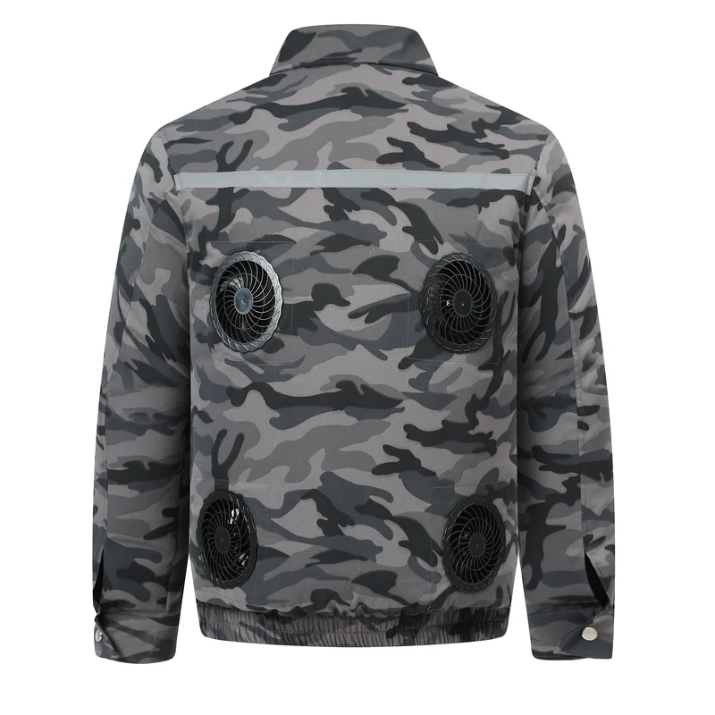 Heatstroke Prevention and Cooling Air Conditioning Clothes Men's Work Clothes Refrigeration with Fan Charging Site Labor Protection Clothes Welder Jacket