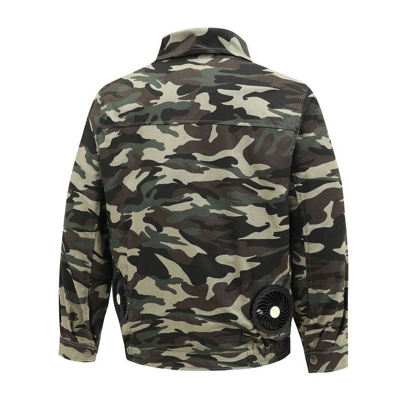 Heatstroke Prevention and Cooling Air Conditioning Clothes Men's Work Clothes Refrigeration with Fan Charging Site Labor Protection Clothes Welder Jacket