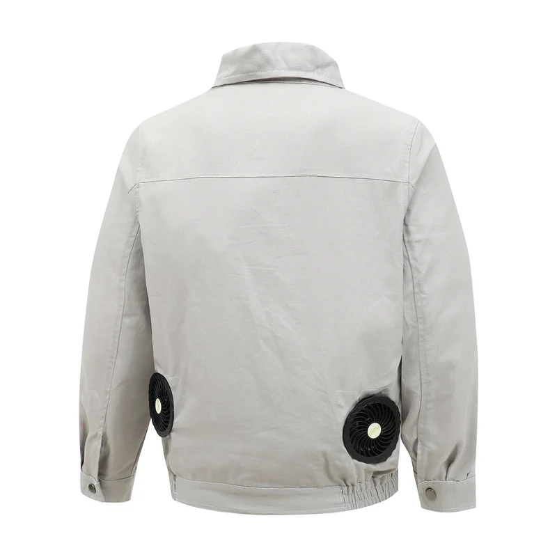 Heatstroke Prevention and Cooling Air Conditioning Clothes Men's Work Clothes Refrigeration with Fan Charging Site Labor Protection Clothes Welder Jacket