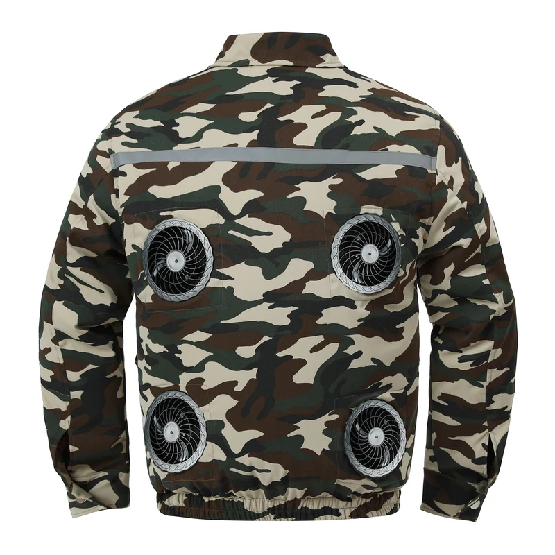 Heatstroke Prevention and Cooling Air Conditioning Clothes Men's Work Clothes Refrigeration with Fan Charging Site Labor Protection Clothes Welder Jacket