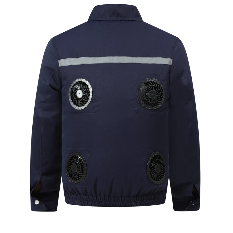 Heatstroke Prevention and Cooling Air Conditioning Clothes Men's Work Clothes Refrigeration with Fan Charging Site Labor Protection Clothes Welder Jacket