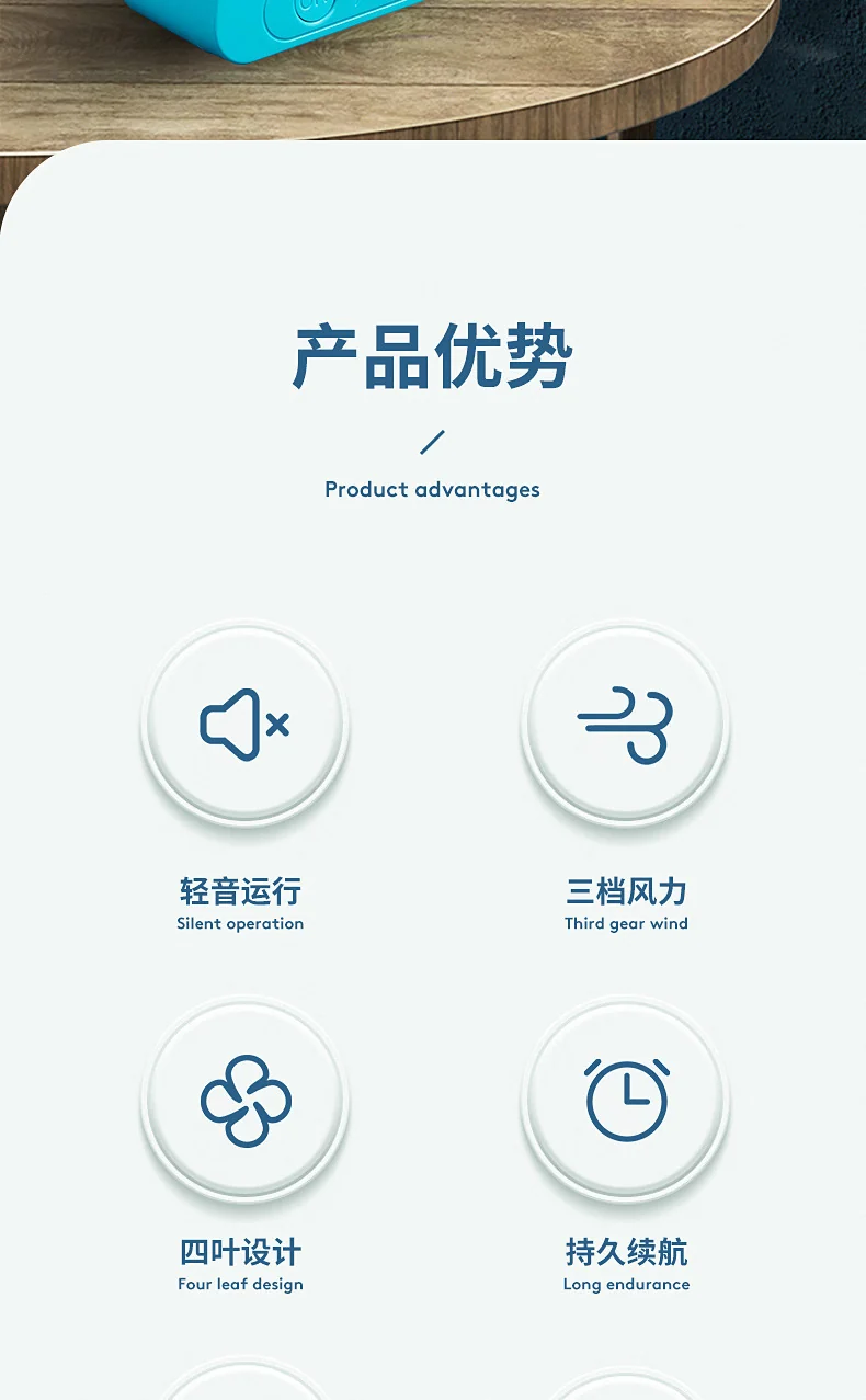 Gongtian Fan F95B Mini Portable Handheld Fan USB Charging High Wind Student Dormitory Dropshipping