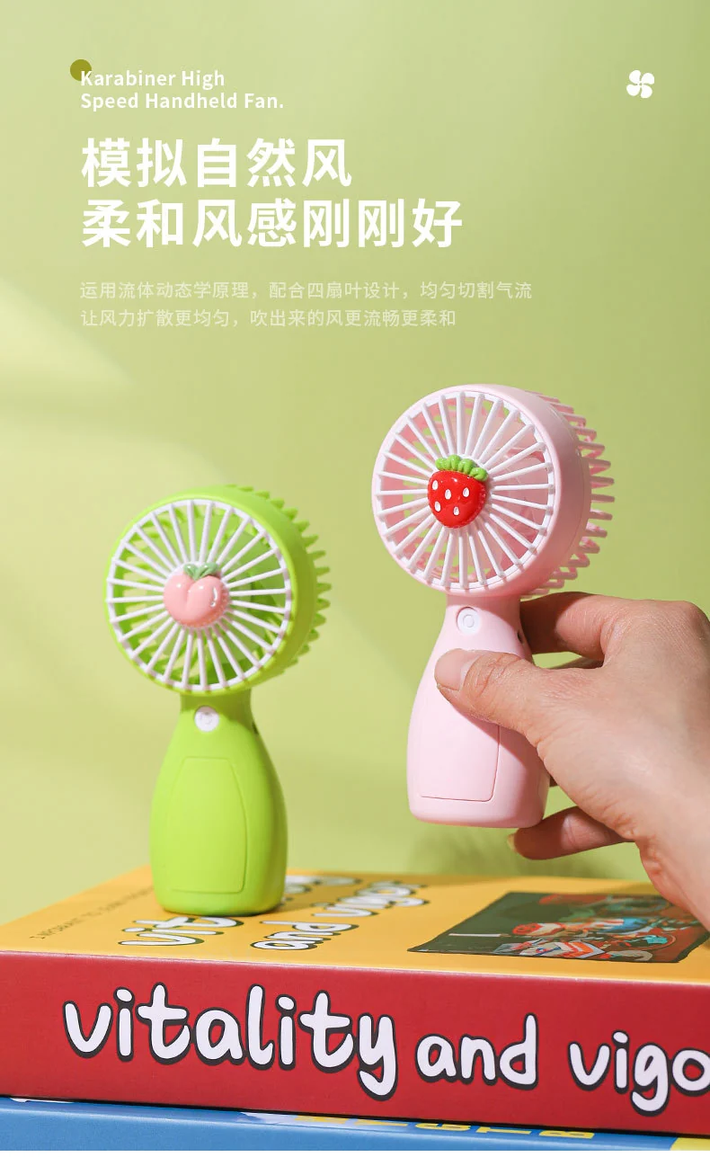 New cross-border foreign trade handheld fan portable summer usb fan dormitory desktop mini fan