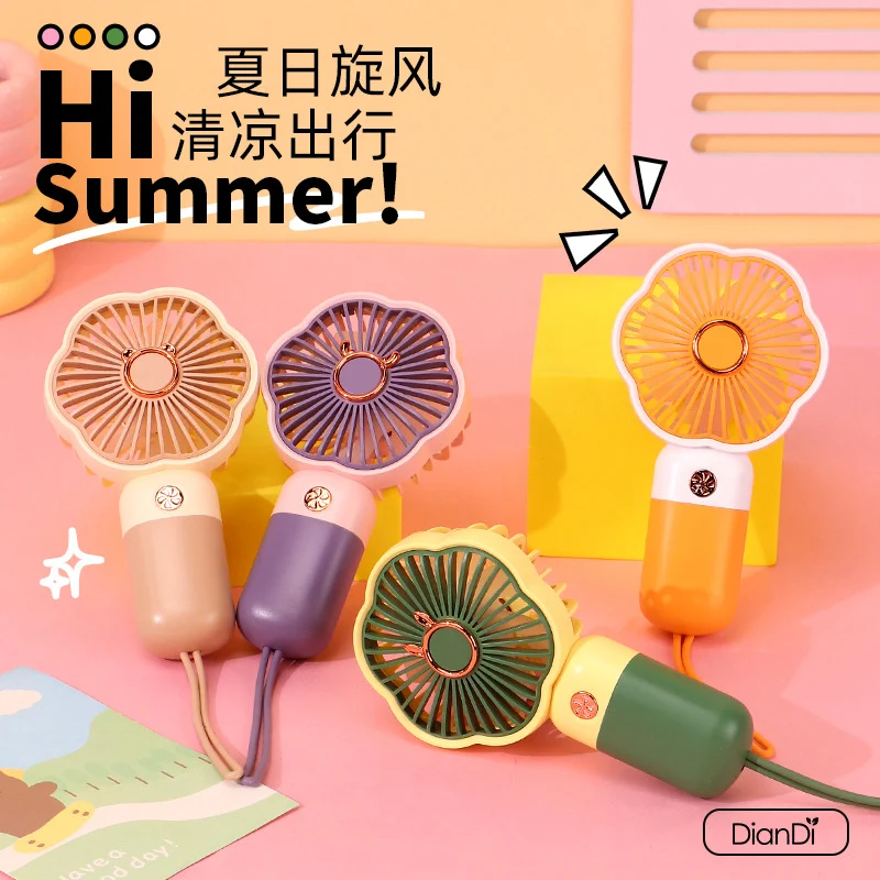 New cross-border foreign trade handheld fan portable summer usb fan dormitory desktop mini fan