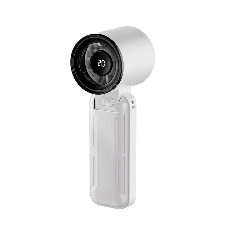 Huaqiangbei 100-speed high-speed hand-held turbo fan portable mini refrigeration ice compress fan