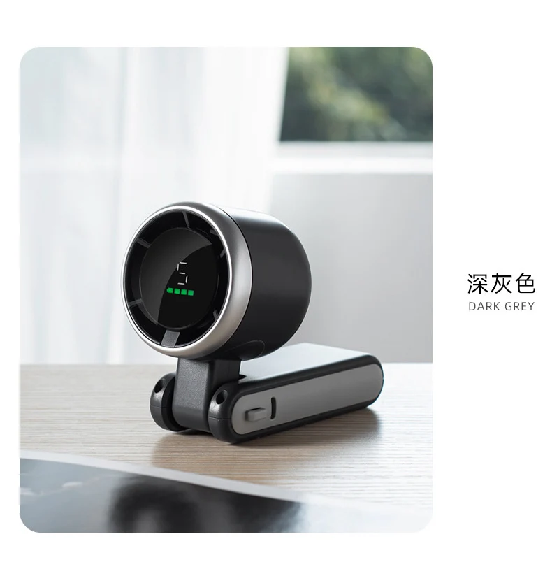 Popular Outdoor Handheld Mini Fan Desktop Fan Brushless Motor Hanging Neck Small Fan Cross-Border Hot Model