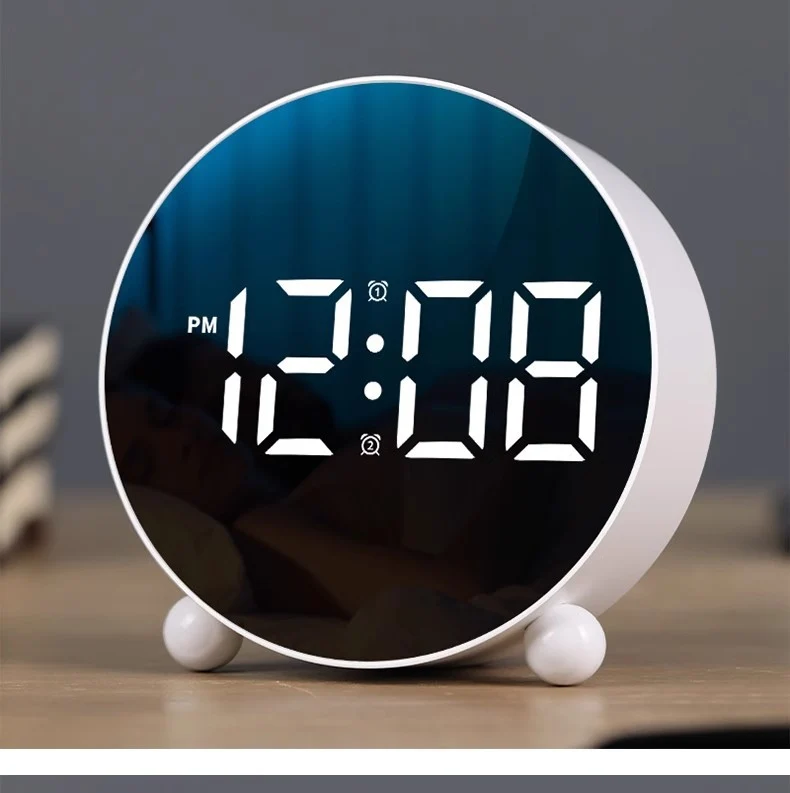 Cross-Border Alarm Clock, Simple Electronic Clock, Led Clock, Home Bedside Clock, Temperature Clock, Plastic Clock