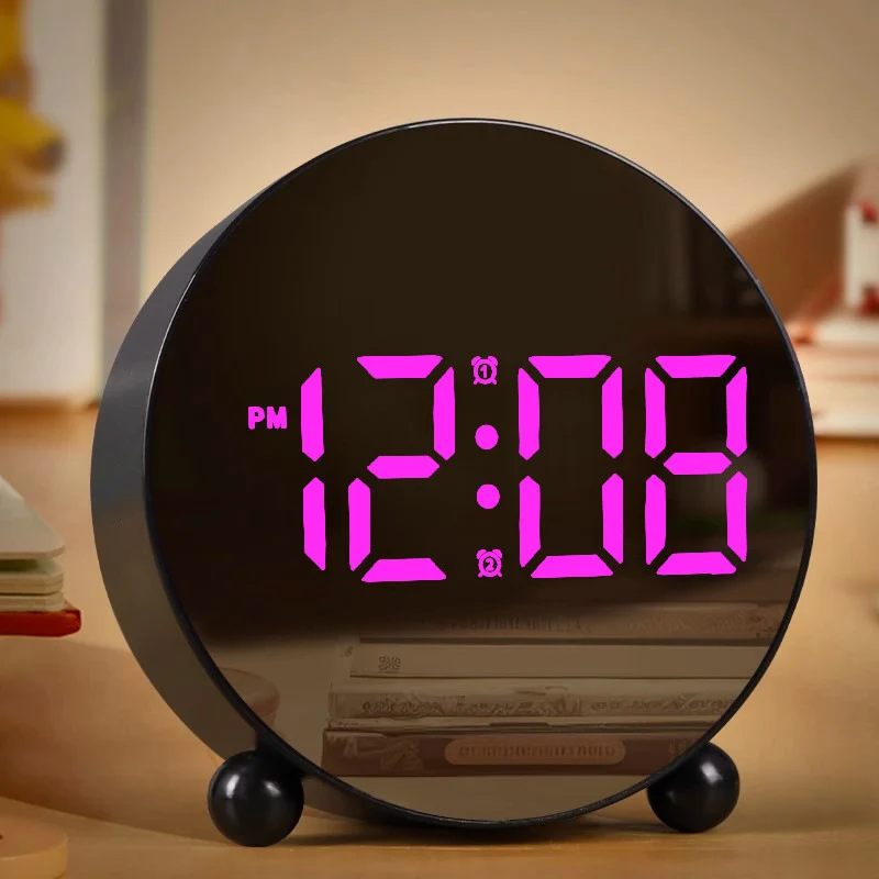 Cross-Border Alarm Clock, Simple Electronic Clock, Led Clock, Home Bedside Clock, Temperature Clock, Plastic Clock